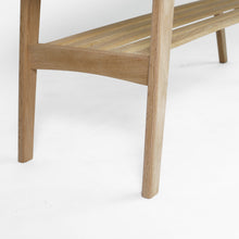 Load image into Gallery viewer, Loris 43" Rectangular Italian Carrara White Marble Coffee Table with Oak Shelf