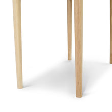 Load image into Gallery viewer, Roberto 36" Rectangular Italian Carrara White Marble Console Table with Oak Leg