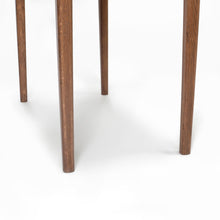 Load image into Gallery viewer, Roberto 36" Rectangular Italian Carrara White Marble Console Table with Walnut Leg