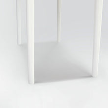 Load image into Gallery viewer, Roberto 36" Rectangular Italian Carrara White Marble Console Table with White Leg