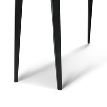 Load image into Gallery viewer, Milano 53" Rectangular Italian Carrara White Marble Console Table with Metal Legs