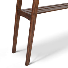 Load image into Gallery viewer, Beppe 43" Rectangular Italian Carrara White Marble Console Table with Walnut Shelf