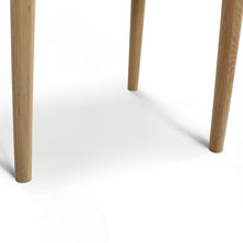 Load image into Gallery viewer, Adele 18" Square Italian Carrara White Marble Side Table with Oak Leg