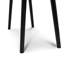 Load image into Gallery viewer, Luca 44" Rectangular Italian Carrara White Marble Writing Desk with Black Leg