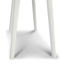 Load image into Gallery viewer, Luca 44" Rectangular Italian Carrara White Marble Writing Desk with White Leg